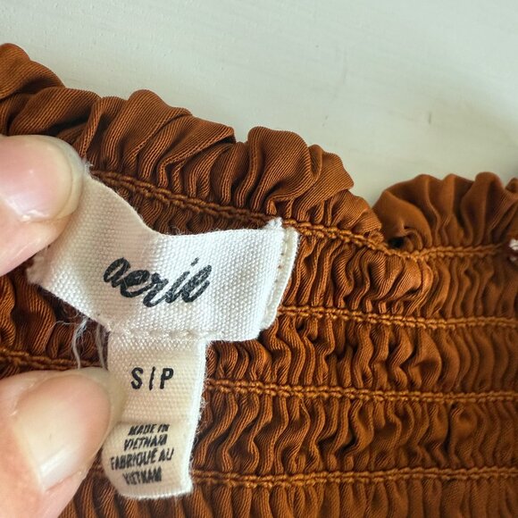 Lot of 5 Crop Tops – Edikted, Gilly Hicks, Aerie, Y2K Boho Summer XS/S - Picture 6 of 16